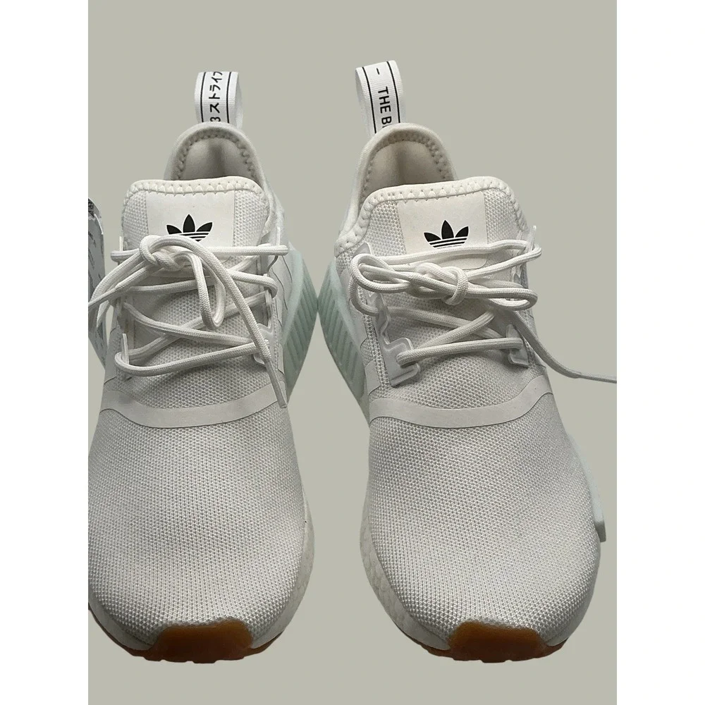 Adidas NMD_R1 Mens Sneakers White Gum GZ9260 Low Top Mesh‎ Running Shoes Size 7